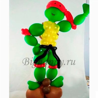 Черепашки Ниндзя из воздушных шаров «Рафаэль» 170 см