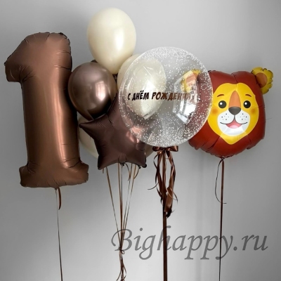 Набор воздушных шаров с гелием &laquo;Король года&raquo;