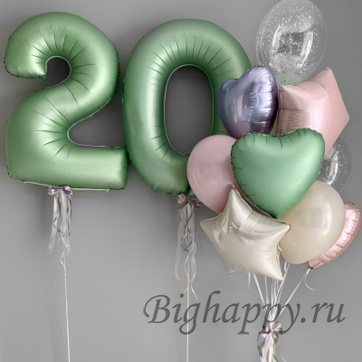 Воздушные шары с гелием &laquo;Торжественный миг&raquo;