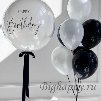 Воздушные шары с гелием &laquo;Эстетика лаконичности&raquo;