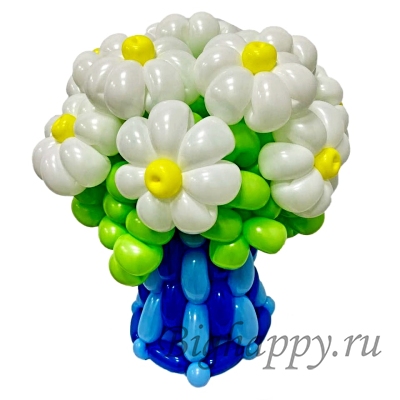 Купить цветы из шаров недорого с доставкой по Москве