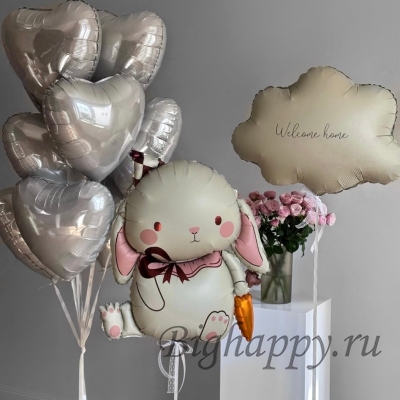Воздушные шары с гелием &laquo;Тёплая встреча&raquo; фото