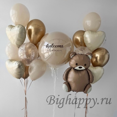 Воздушные шары с гелием &laquo;Тёплая встреча&raquo; фото