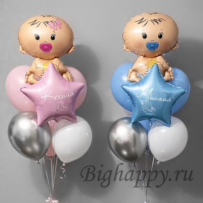 Воздушный фонтан &laquo;Нежное приветствие&raquo; фото