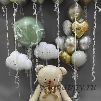 Воздушный набор на выписку из роддома &laquo;Нежное облачко&raquo; фото