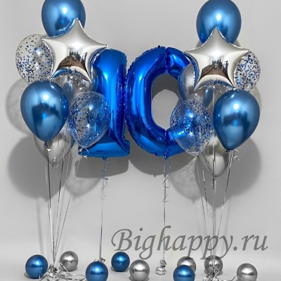 Набор шаров с гелием «Звёздная энергия» фото