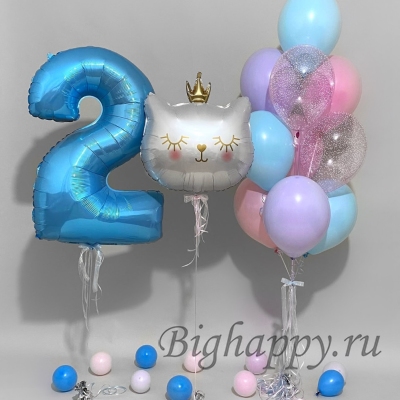 Набор шаров с гелием «Сказочный праздник» фото