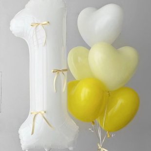 Воздушные шары с гелием «Солнечное торжество» фото