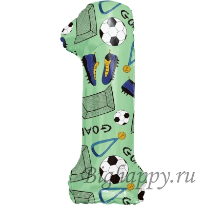 Шарцифра Футбол с гелием