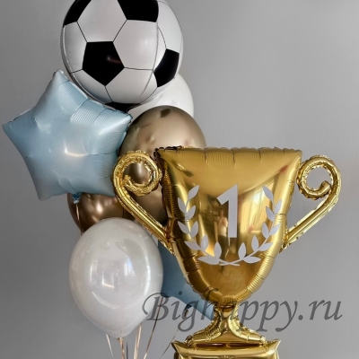 Воздушные шары с гелием «Футбольный Триумф»