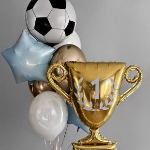 Воздушные шары с гелием «Футбольный Триумф» фото