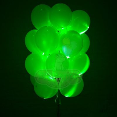 Зелёный светящийся шар