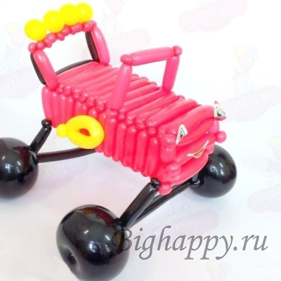 Машинка из шаров