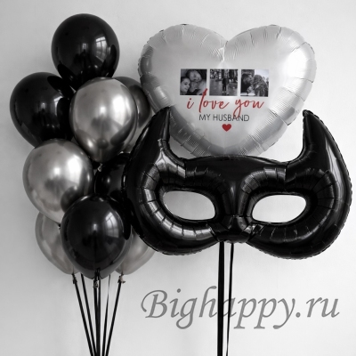Воздушные гелиевые шары &laquo;Сердце героя&raquo;