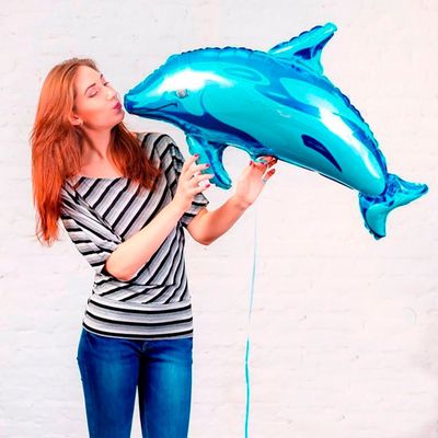 Фольгированный шар Дельфин