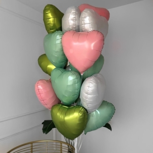 Фонтан из сердец &laquo;Весеннее признание&raquo; фото