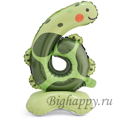 Цифра с уникальным дизайном Зверушки на подставке с воздухом