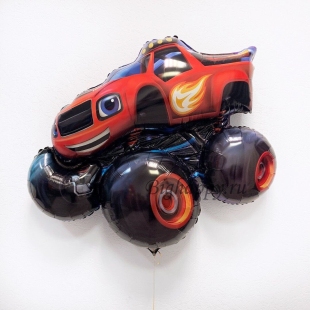 Фольгированный шар чудо-машинка “Вспыш” фото
