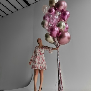 Букет воздушных шаров с гелием «Роскошный акцент»