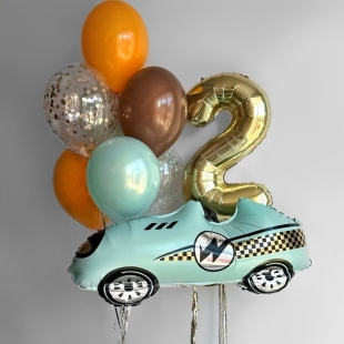 Воздушные шары с гелием &laquo;Заводной Гонщик&raquo; фото