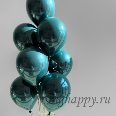 Фонтан из воздушных шаров &laquo;Изумрудный каскад&raquo;