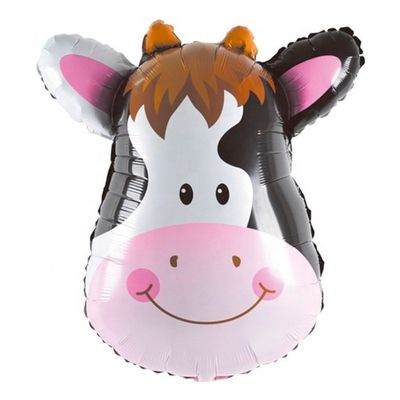 Фольгированный шар – голова, Корова, 86 см