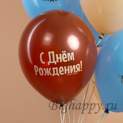 Воздушные шары на День рождения Сердитая кошка