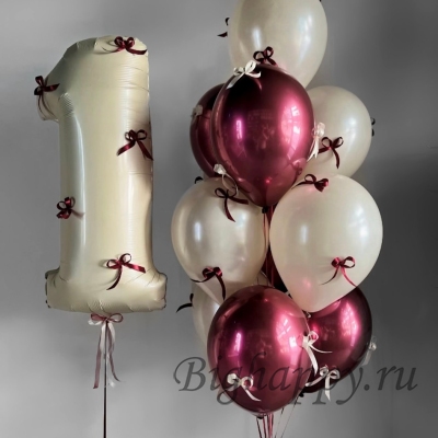 Воздушные шары с гелием &laquo;Первый праздник&raquo; фото