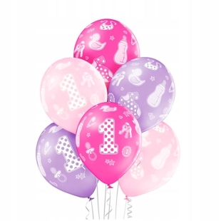 Воздушные шары на 1 годик девочке фото
