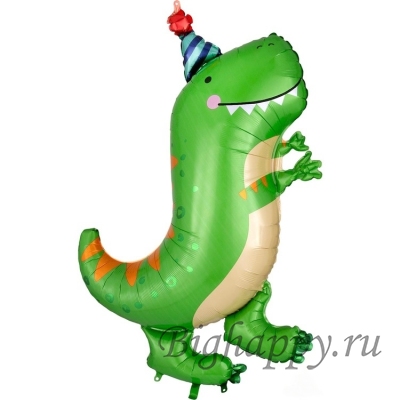 Фольгированный шар &ldquo;Весёлый динозавр&rdquo; на День рождения
