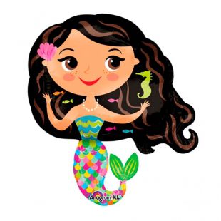 Фольгированный шар &quot;Весёлая русалка&quot; фото