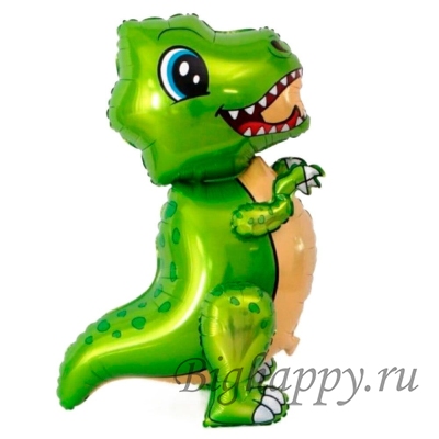 Ходячий шар «Динозавр» зеленый фото