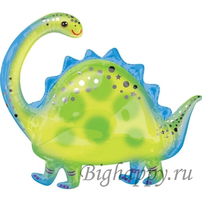 Ходячий шар «Динозавр бронтозавр» фото