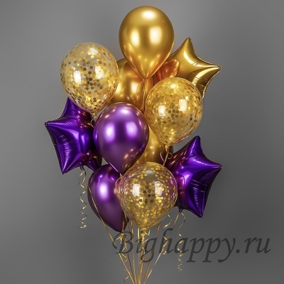 Фонтан из воздушных шаров «Королевский»