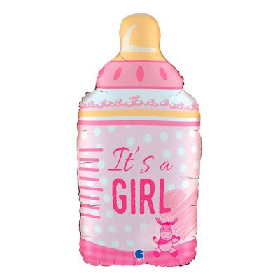Фигура «Бутылочка для малышки девочки», розовая