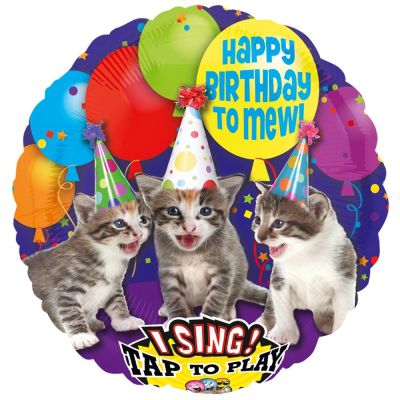 Музыкальный шар «Поющие котята» на День Рождения