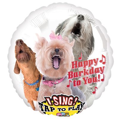 Музыкальный шар «Поющие собачки» на День Рождения