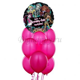 Букет с поющим шаром Monster High фото