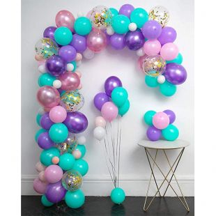 Композиция из воздушных шаров &quot;Арка, фонтан и мини-стойка&quot; фото