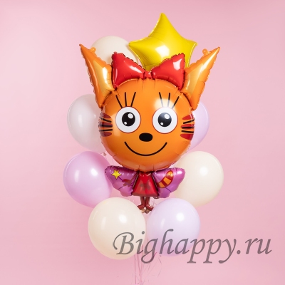 Фонтан из шаров «Карамелька» фото