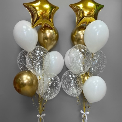 Воздушные гелиевые шары «Золотое сияние»