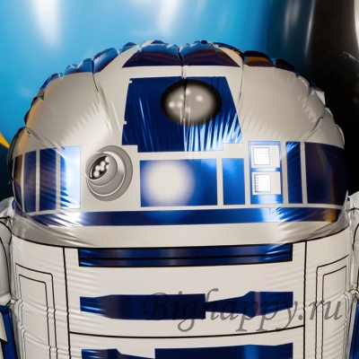 Фольгированная фигура &laquo;Робот R2D2&raquo;, металлик