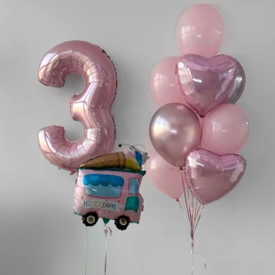 Воздушные шары с гелием &laquo;Сладкий праздник&raquo; фото