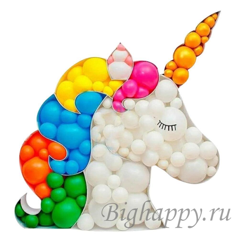 Композиция из шаров на День рождения 9 лет с шаром цифрой 
