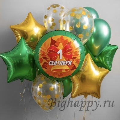 Букет из шаров «Здравствуй, школа» фото