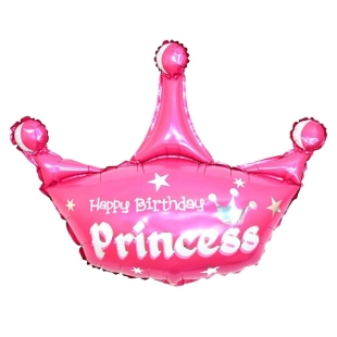 Фигурный шар на День Рождения &laquo;Корона принцессы&raquo; фото