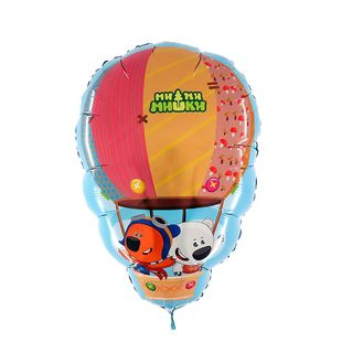 Фольгированная фигура мальчику «Ми-Ми-Мишки на воздушном шаре» фото
