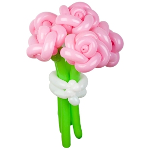 Букет цветов из шаров &quot;Розовые розы&quot; фото