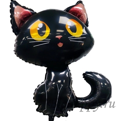 Фольгированный шар &quot;Чёрная кошка&quot; фото