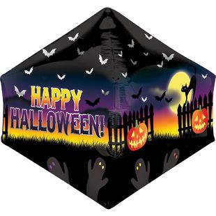 Фольгированный шар 3D циркон "Привидения" фото